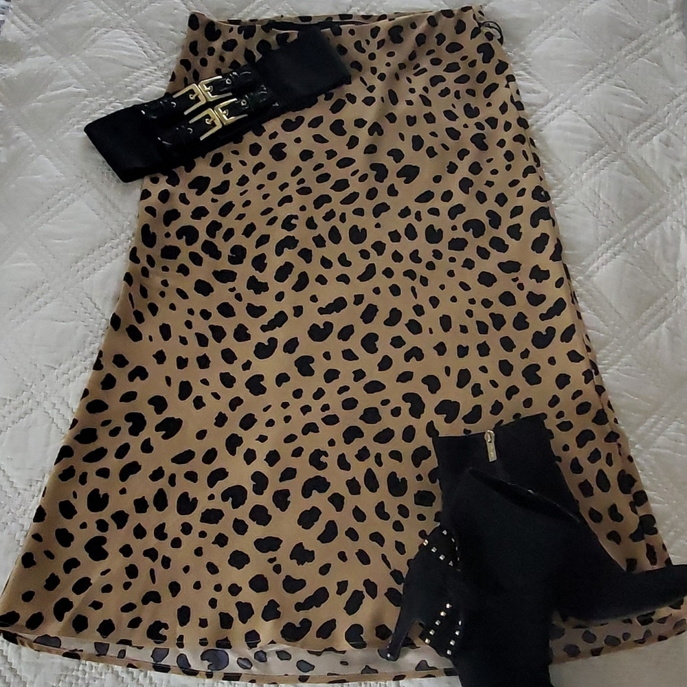 Leopard Print Skirt